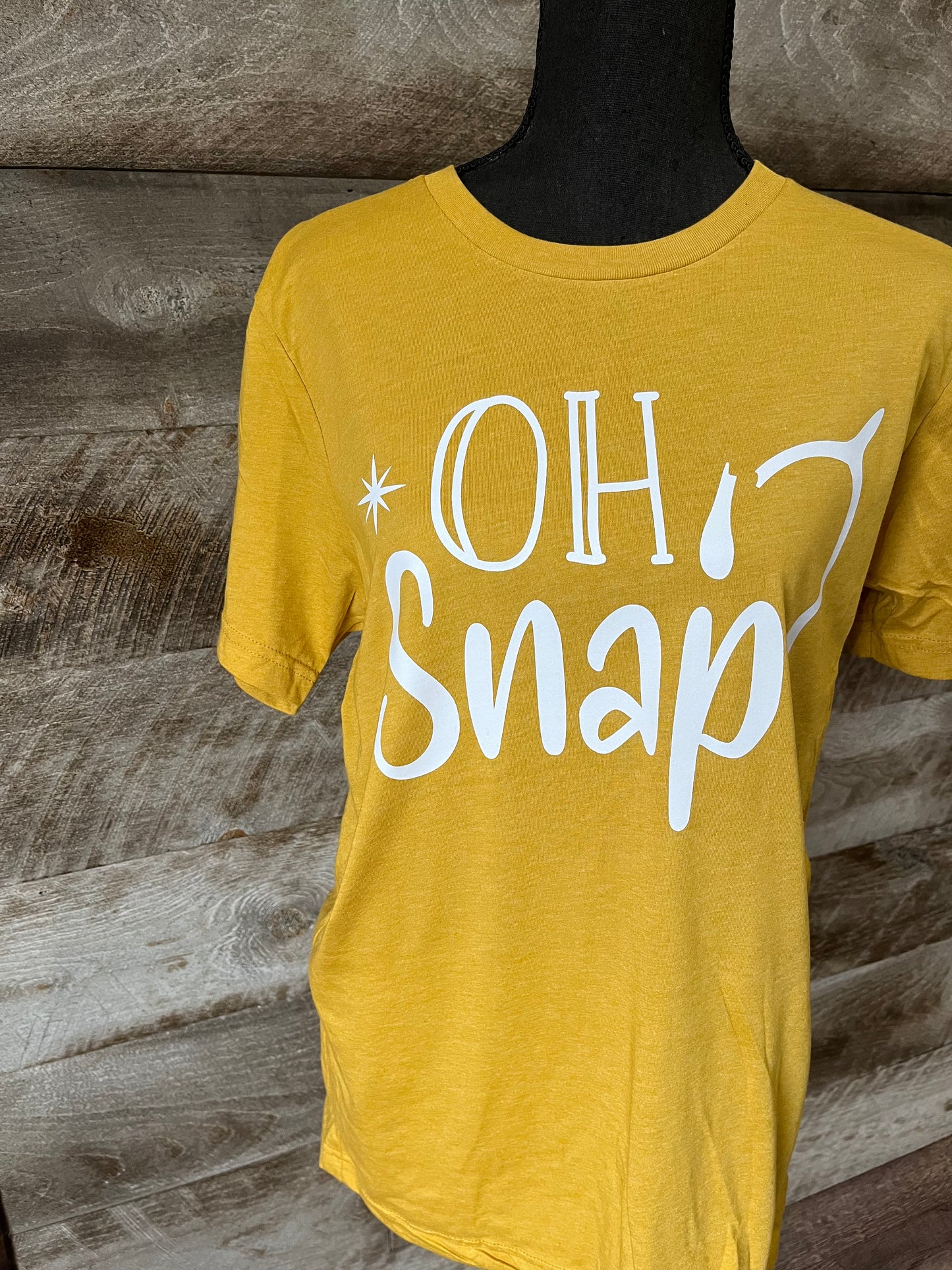 Youth Tee with the words OH Snap on the front.