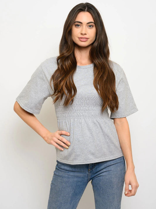 Smock Grey Top