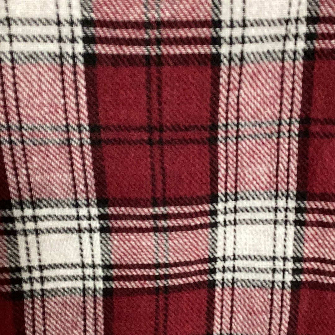 Close up of the flannel 