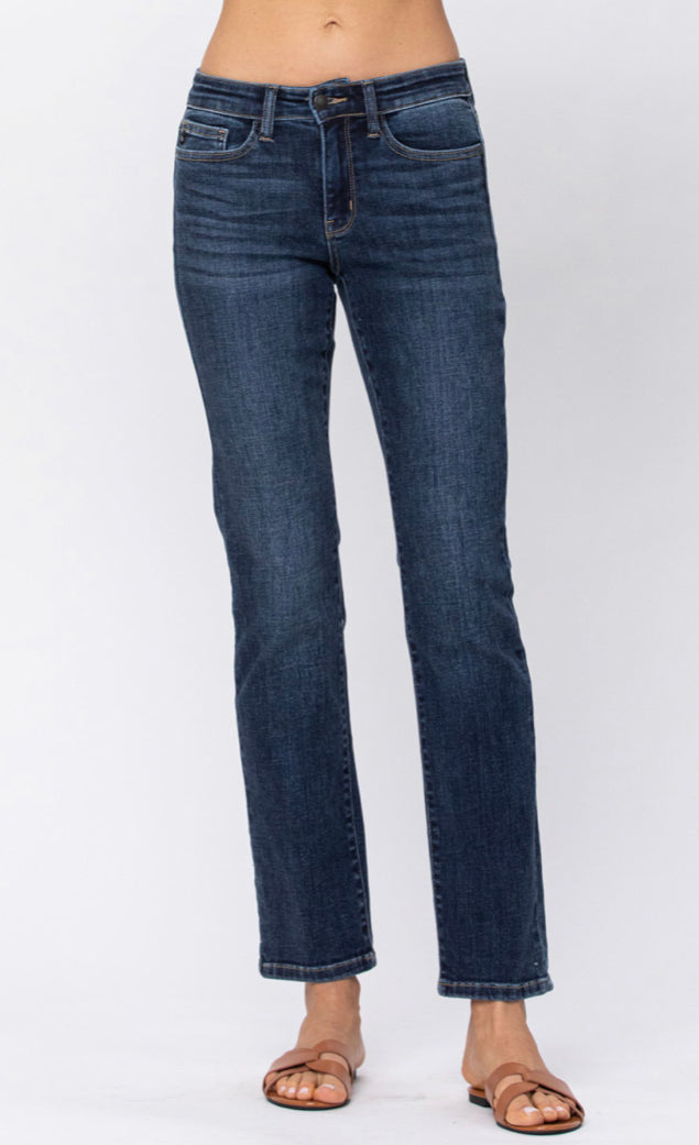 Judy Blue Mid-Rise Straight Leg