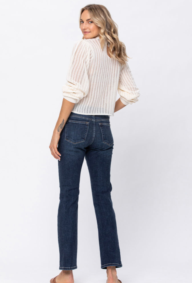 Judy Blue Mid-Rise Straight Leg