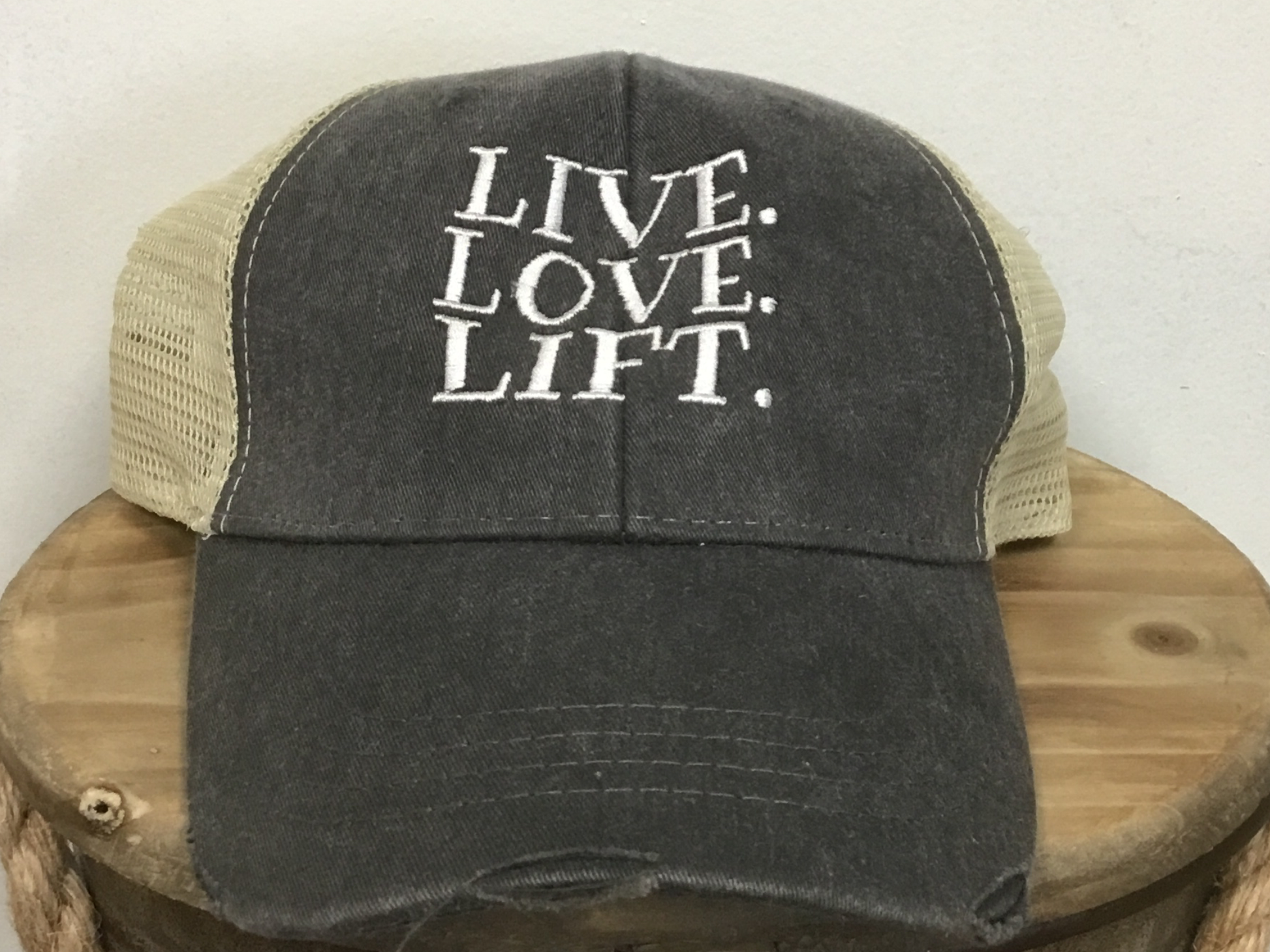 Live. Love. Lift. Hat