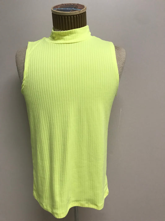 Sleeveless Mock Turtleneck